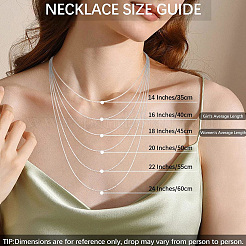 12 collar de cadena satélite de acero inoxidable 304 de 1.5 mm y 3 colores&nbsp;MAK-BBC0001-29
