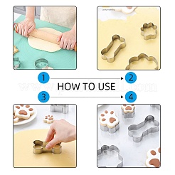Tagliabiscotti in acciaio inox 304 anti-ossidazione&nbsp;DIY-E012-59