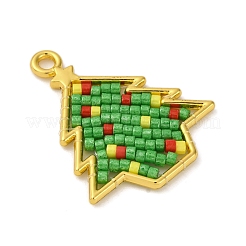 Anhänger aus Glasperlen mit Weihnachtsmotiv&nbsp;PALLOY-MZ00809-02