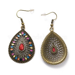 Bohemia Vintage Teardrop-Ohrringe&nbsp;LS-EJEW-I261-06AB