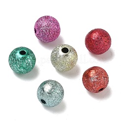 Sprühen gemalte Acrylperlen-Spitzlackiert&nbsp;X-ACRP-Q018-8mm-M