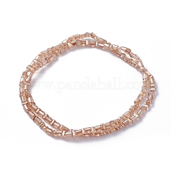 FilI di perline in vetro placcato&nbsp;EGLA-L023A-PL04