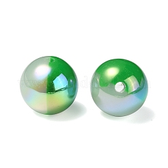 Placcatura uv perline acriliche opache iridescenti arcobaleno&nbsp;OACR-C007-01C