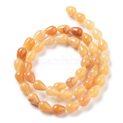 Hilos de cuentas de jade tope natural&nbsp;G-B106-A27-01