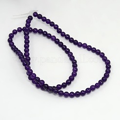 Natürliche Amethyst runde Perlen&nbsp;Z0SYS011