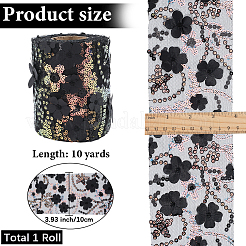 1 Rolle Polyester-Spitzenbesatz&nbsp;HUDU-GF0001-01A