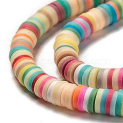 Chapelets de perle en pâte polymère manuel&nbsp;CLAY-R089-6mm-103