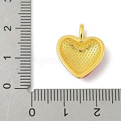 Pendentifs d'émail en laiton &nbsp;KK-Z107-03G