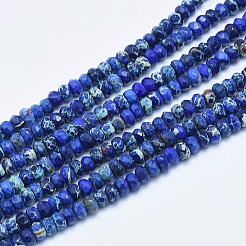 Fili di perle di diaspro imperiale naturale&nbsp;G-E444-53