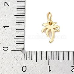 Pendentifs avec zircon cubiques à micro-pavés en laiton&nbsp;KK-Q028-61G