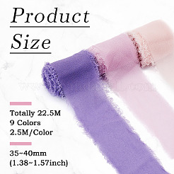 Ruban polyester 22.5 couleurs 9m&nbsp;OCOR-TA0001-90
