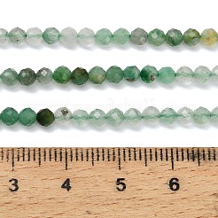 Natürliche afrikanische Jade Perlen Stränge&nbsp;G-C262-A03-3mm