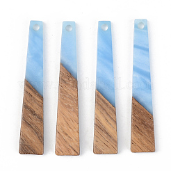 Colgantes de resina opaca y madera de nogal&nbsp;RESI-S389-043A-C