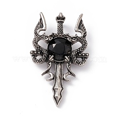 Natürlichen Obsidian Anhänger&nbsp;G-H281-03E