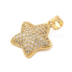 Ottone micro spianare pendenti zirconi&nbsp;X-KK-A228-03G