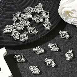 Tibetan Silberlegierung beads&nbsp;X-LF10426Y
