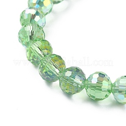 Bracelets extensibles en perles rondes en verre étincelant pour femmes&nbsp;BJEW-JB09424