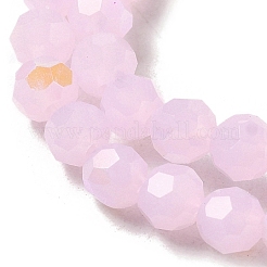 Fili di perline giada di vetro imitato&nbsp;X-EGLA-A035-J4mm-L02