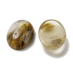 Cabochon di vetro pietra anguria&nbsp;G-C115-01A-02