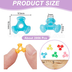2856pcs perles acryliques opaques&nbsp;FIND-NB0005-51A