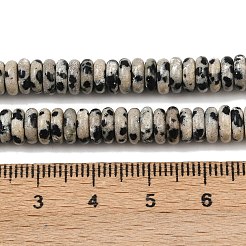 Natur Dalmatiner Jaspis Perlen Stränge&nbsp;G-Q159-B37-01