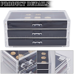Kunststoff-Schmuck-Box&nbsp;ODIS-WH20008-01B