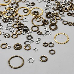 100 g Verbindungsringe aus Zinklegierung im tibetischen Stil&nbsp;FIND-WH20032-121