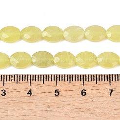 Natürliche Zitronen Jade Perlen Stränge&nbsp;G-H349-A01-11