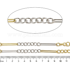 Chaînes à maillons bicolores en acier inoxydable 304 avec placage ionique (IP)&nbsp;CHS-M006-05PG