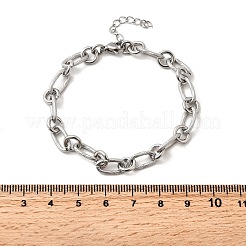 Gliederkettenarmbänder aus 304 Edelstahl für Damen und Herren&nbsp;BJEW-A050-01P