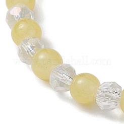 Verre rond perles bracelets extensibles&nbsp;BJEW-JB09909-02
