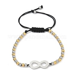 Bracelets à maillons infinis en acier inoxydable 304&nbsp;BJEW-F534-01GP-01