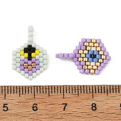 Pendenti con perline di semi di vetro&nbsp;PALLOY-MZ01436