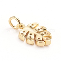 Ottone micro spianare pendenti zirconi&nbsp;X-ZIRC-E164-20G