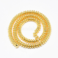 Electroplate non magnetici ematite sintetico fili di perline&nbsp;G-Q465-29G