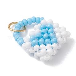 Colgantes de bolso con cuentas de vidrio&nbsp;PALLOY-MZ01217
