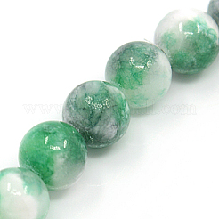 Natur persische Jade Perlen Stränge&nbsp;G-D434-10mm-M