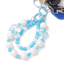 Cinghie mobili con perline in resina e acrilico&nbsp;HJEW-JM01138