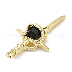 Legierung rhinestone-anhänger&nbsp;PALLOY-P294-02G-03