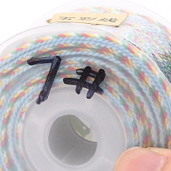 Cordón decorativo trenzado de nailon multicolor&nbsp;NWIR-Z003-E03