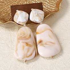 Boucles d'oreilles pendantes en résine pour femmes&nbsp;WG13923-02