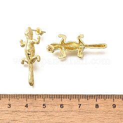 Clous d'oreilles en laiton&nbsp;EJEW-B118-02G