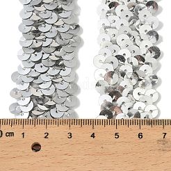 10 m umweltfreundliche Paillettenperlen aus Kunststoff&nbsp;PVC-XCP0001-03
