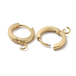 201 accesorios para pendientes de aro huggie de acero inoxidable&nbsp;STAS-A167-01F-G