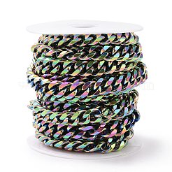 Chaînes à maillons cubains en acier inoxydable 304&nbsp;CHS-L020-023M