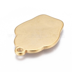 Ciondoli in acciaio inox 304&nbsp;STAS-F249-09G