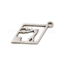 Anlaufgeschützte Anhänger aus 304er Edelstahl&nbsp;STAS-S123-01P-02