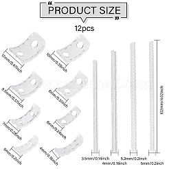Werkzeuge zur Größenänderung von Schmuck aus transparentem PVC&nbsp;DIY-WH0430-981
