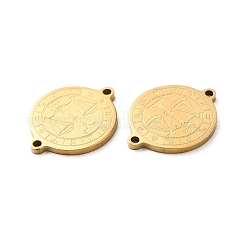 Placcatura ionica (ip) 304 connettori in acciaio inossidabile charms&nbsp;STAS-C074-11G-04