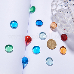 Cabochons en verre transparent à dos plat&nbsp;GLAA-GF0001-03